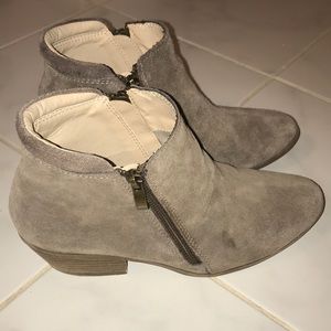 beige booties